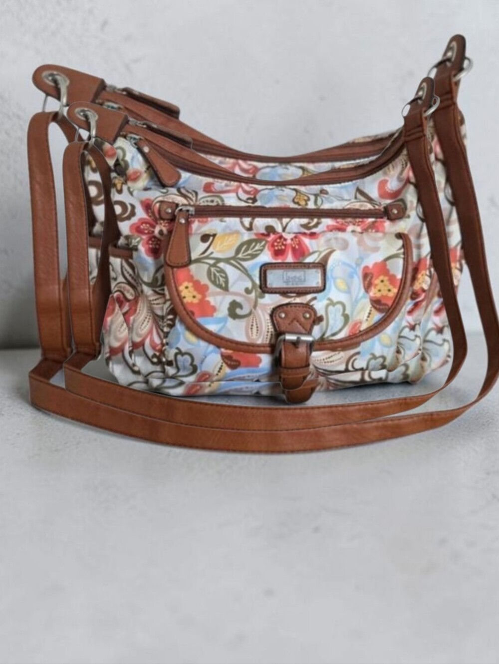 BOC Born Concept Floral Print Crossbody Bag